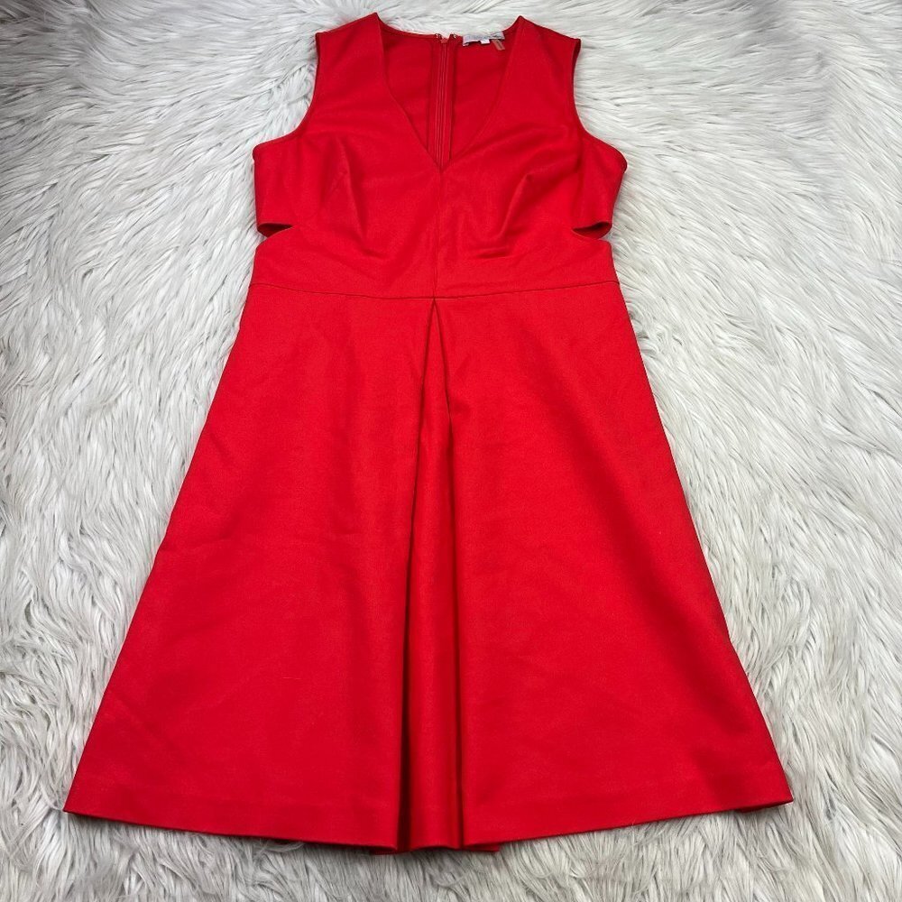1. State Cut Out Sleeveless Fit Flare Dress